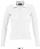 Polo Mujer Manga Larga Podium Sols - Color Blanco